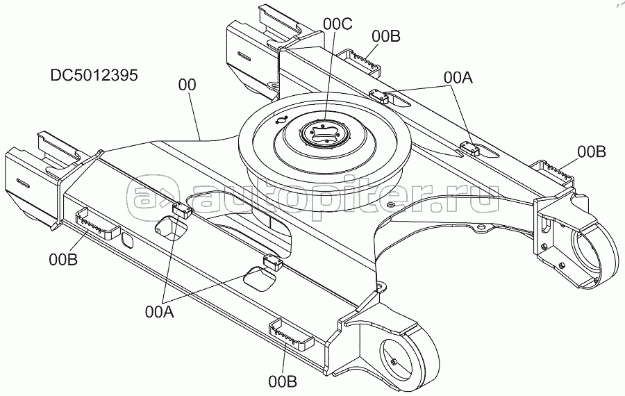 TRACK FRAME, S/N: WW:300001-, AUS:001001-