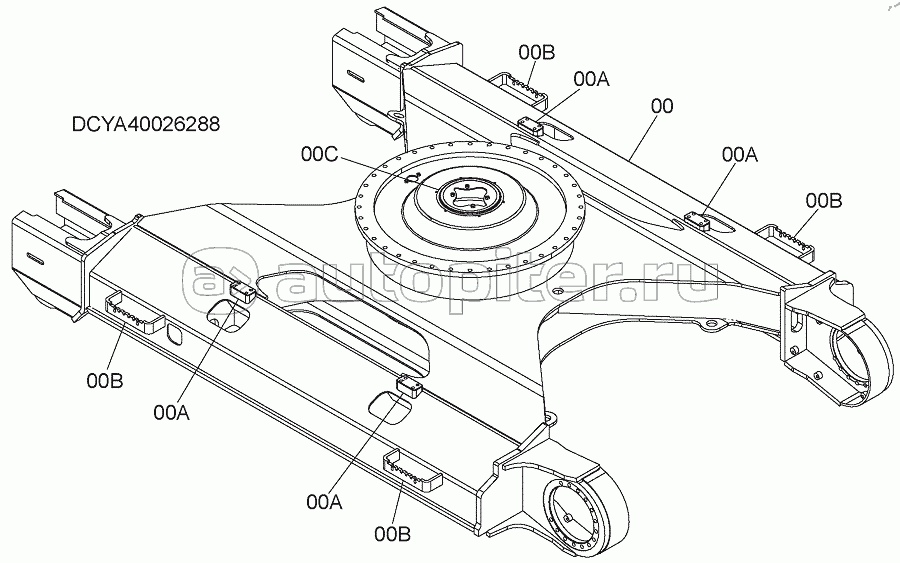 TRACK FRAME, S/N: WW:300001-, AUS:001001-