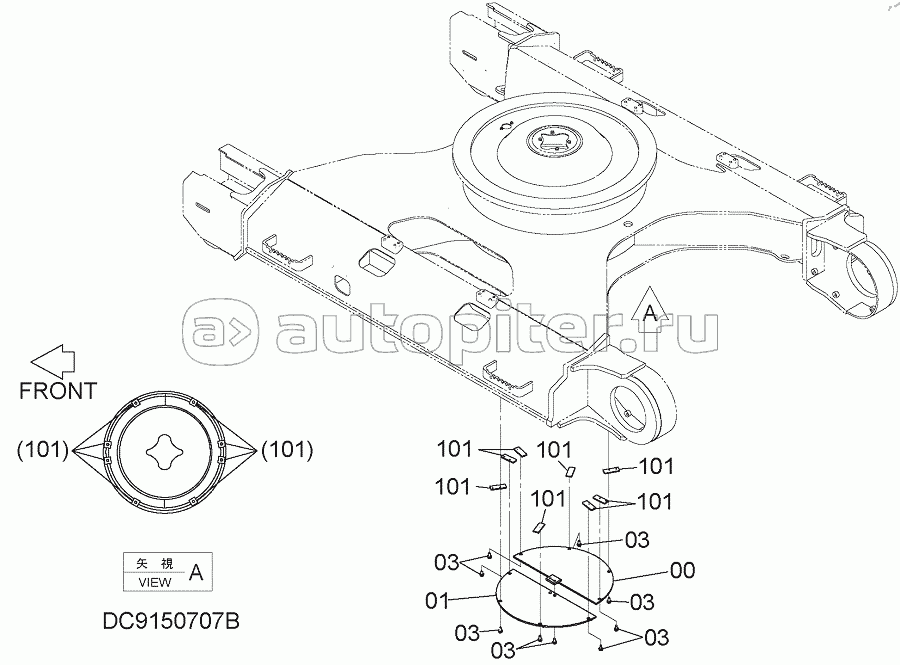 TRACK UNDER COVER, S/N: WW:300001-, AUS:001001-