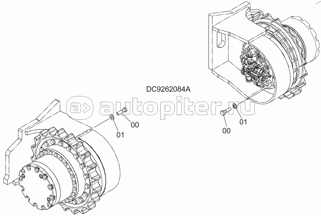 TRAVEL DEVICE SUPPORT, S/N: WW:300001-, AUS:001001-