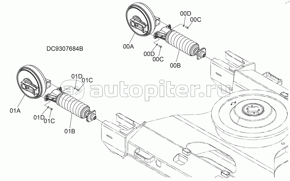 TRACK SPRING, S/N: WW:300001-, AUS:001001-