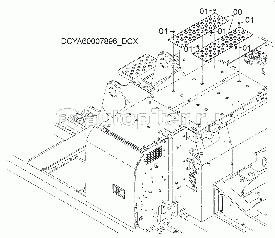 ANTI SLIP COVER (COVER (3)), S/N: WW:300001-, AUS:001001-