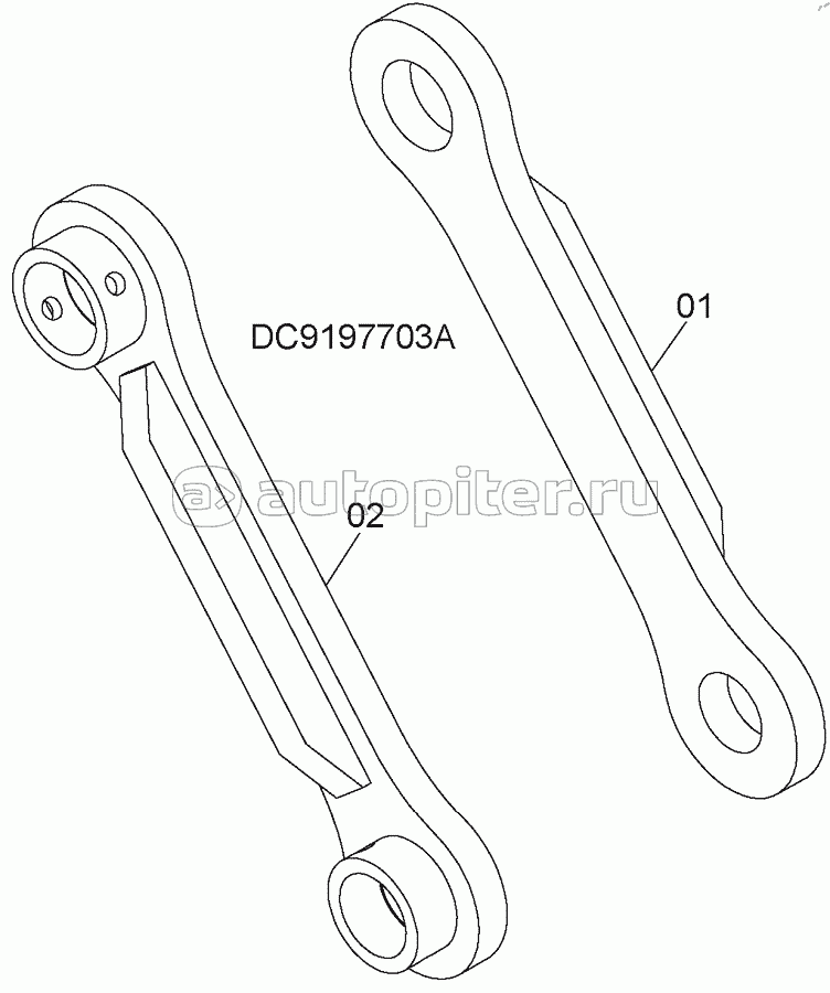 B LINK (HEAVY DUTY TYPE), S/N: WW:300001-, AUS:001001-