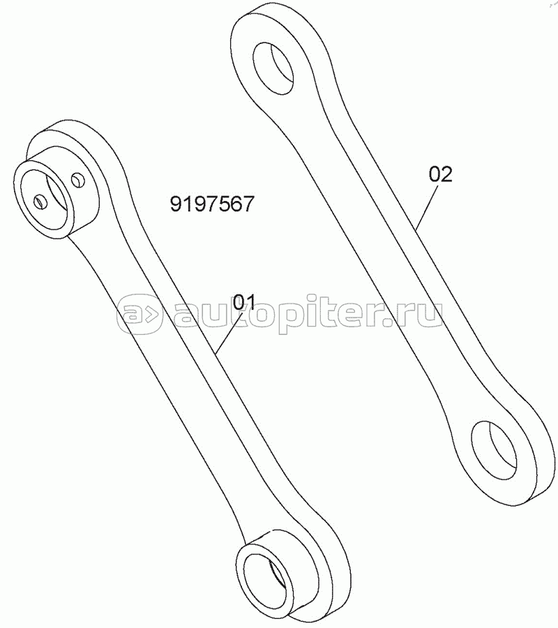 B LINK (HEAVY DUTY TYPE), S/N: WW:300001-