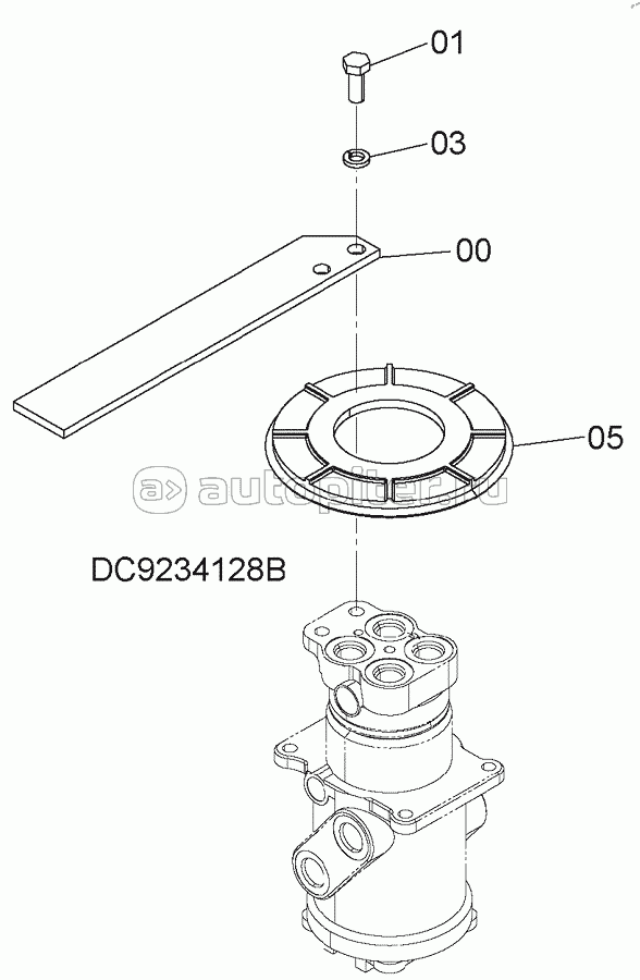 CENTER JOINT PARTS (UPPERSTRUCTURE), S/N: WW:300001-, AUS:001001-