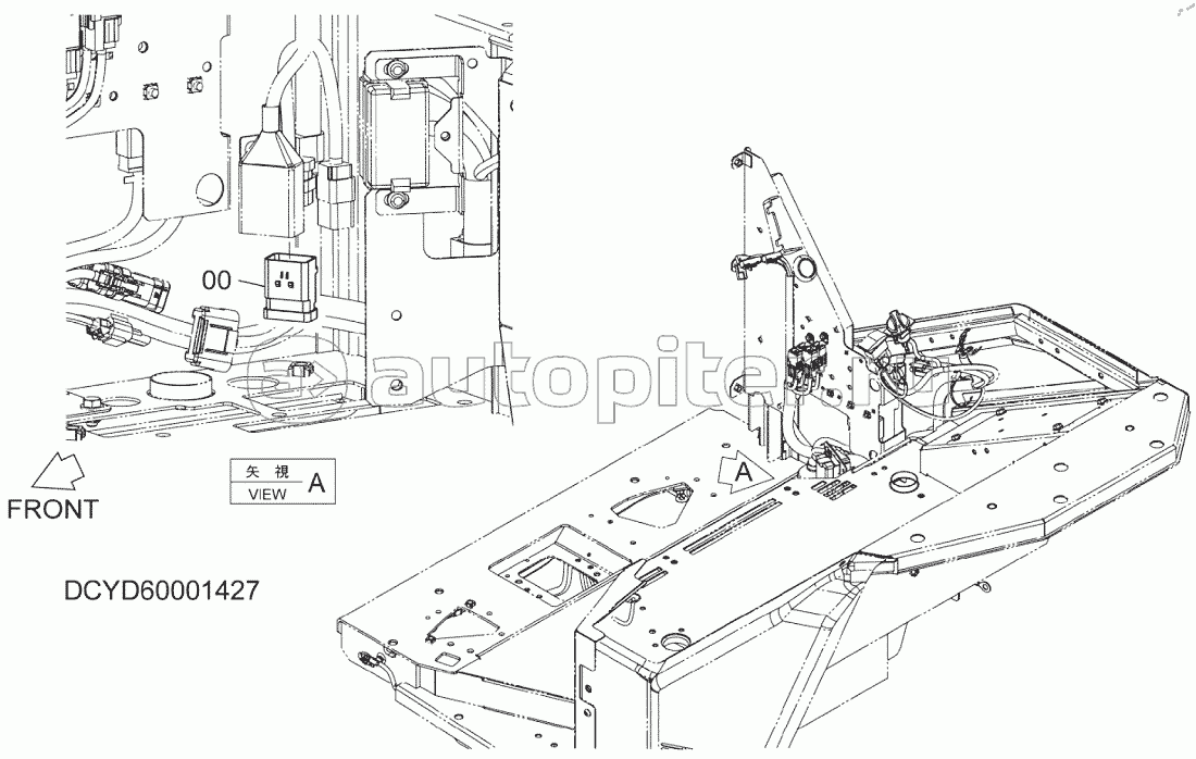 WITHOUT BURGLAR PREVENTION SYSTEM PARTS, S/N: 030002-