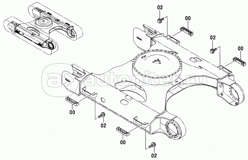 ADDITIONAL STEP (FOR 500mm WIDE TRACK-LINK) (110, M)