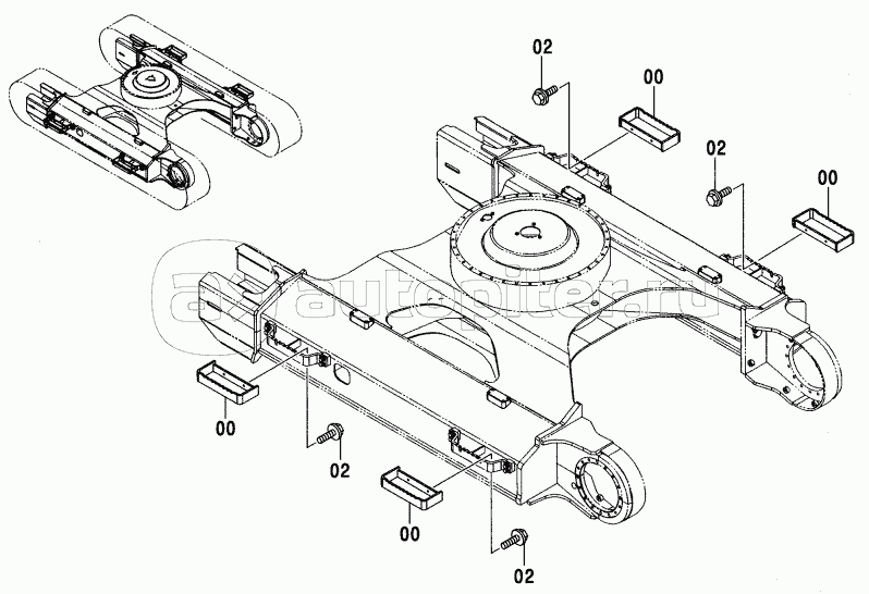 ADDITIONAL STEP (FOR 960mm WIDE TRACK-LINK) (M)