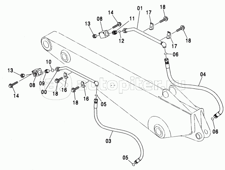 ARM PIPING (BREAKER & CRUSHER) (1.96M ARM)