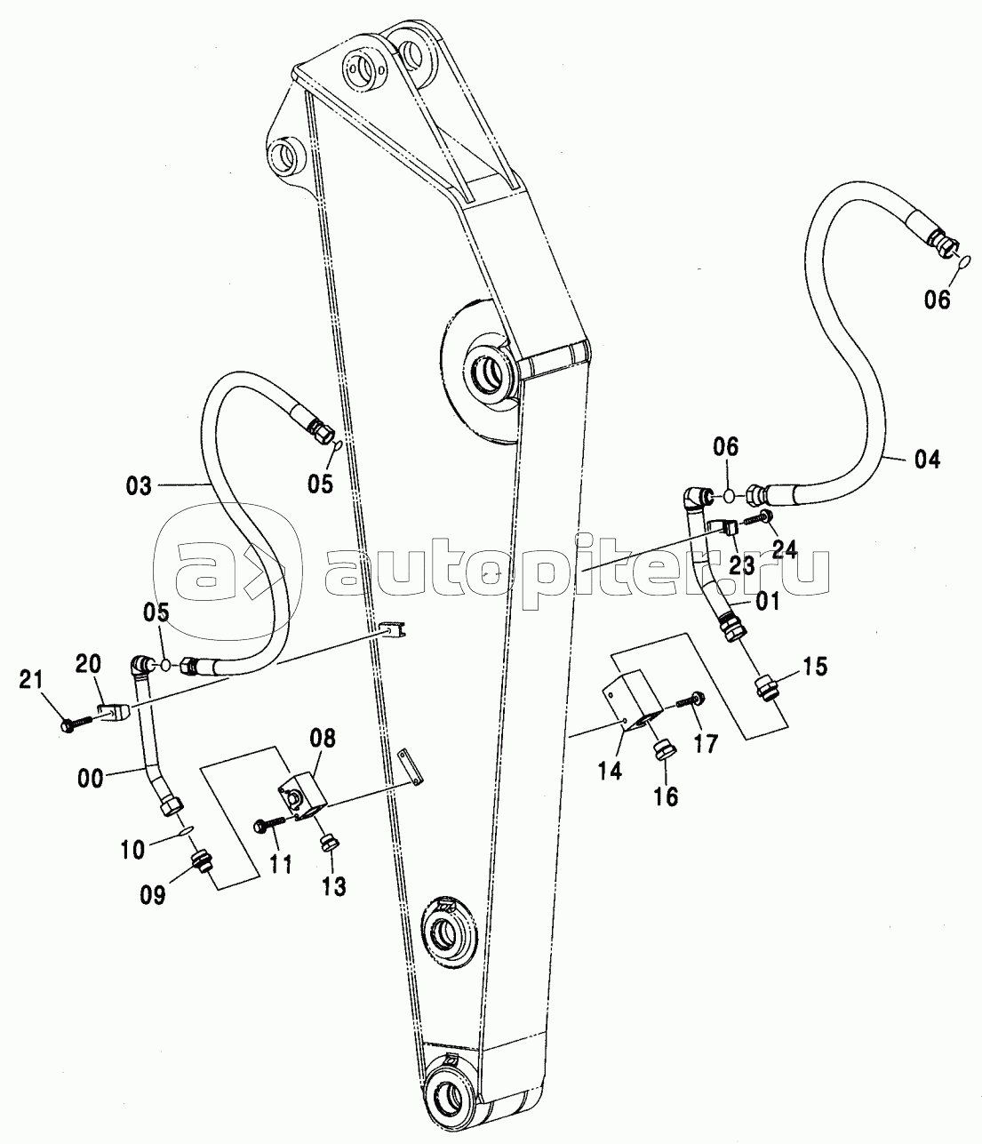 ARM PIPING (2.03M ARM) (BREAKER & CRUSHER) <210,N,240>
