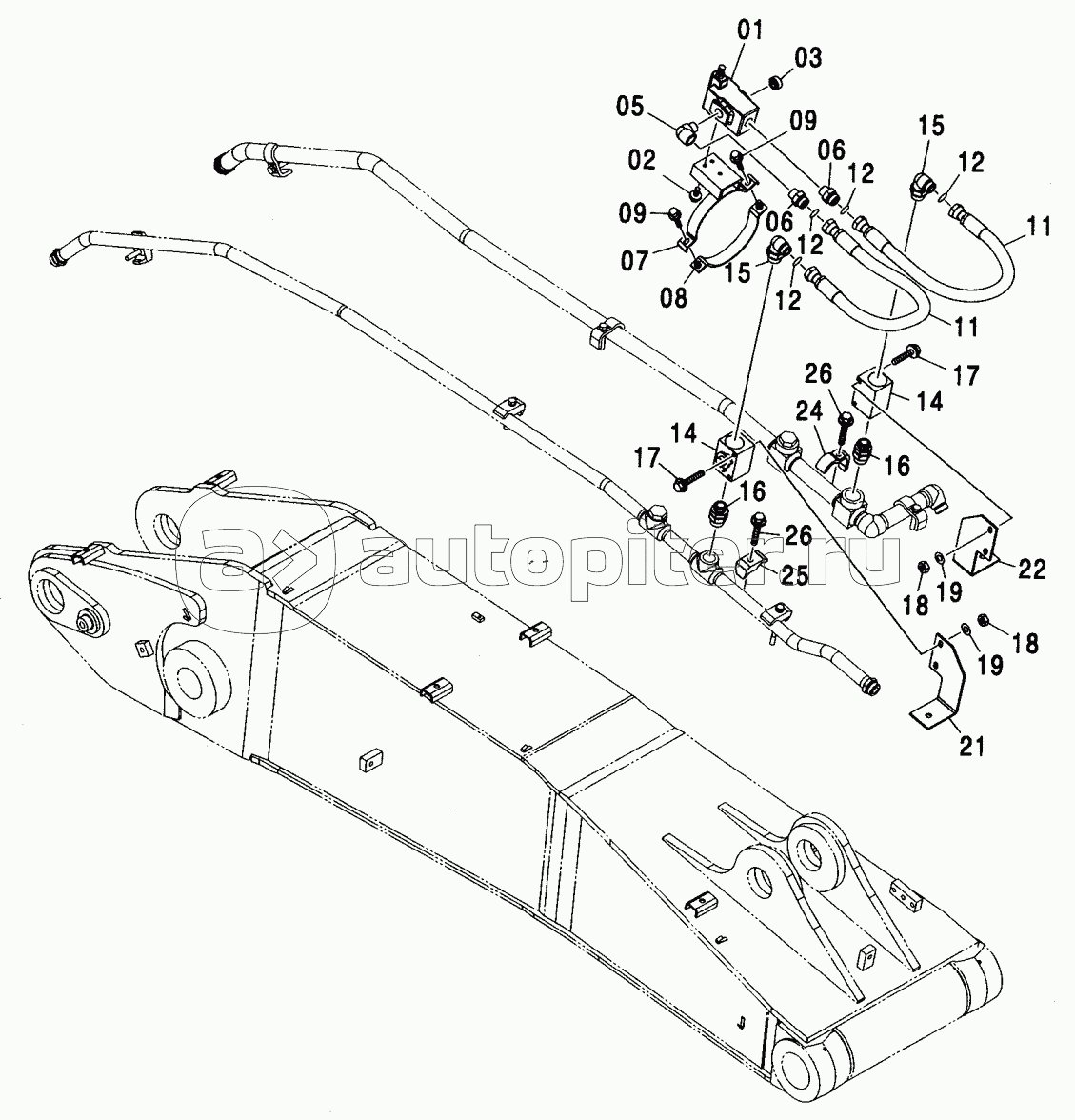 HSB COMMON PIPING (BREAKER & CRUSHER) (2P-B00M) <210,N,240>