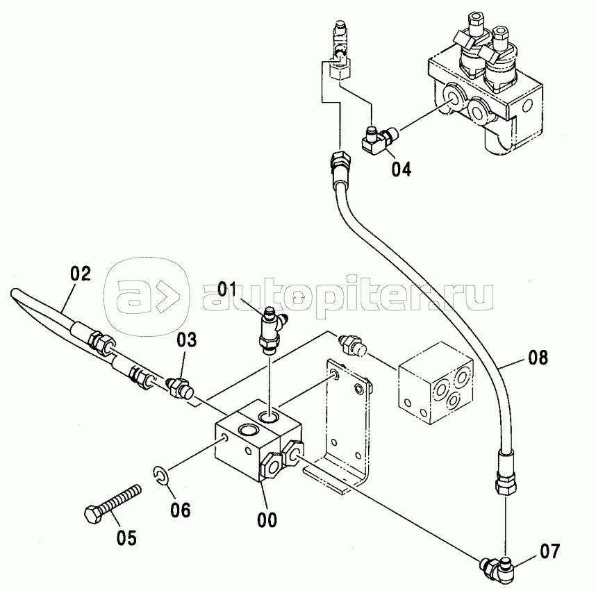 PILOT PIPING (PTO/V, FLOW RATE SELECTOR) <N,240>