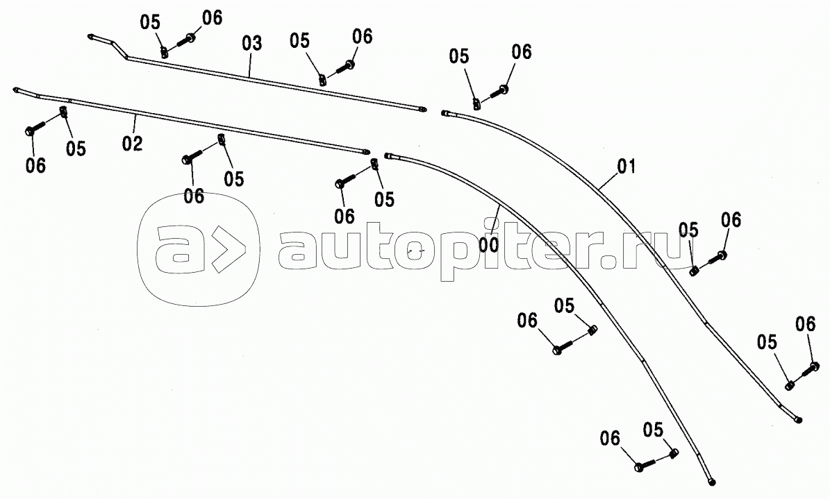 QUICKHITCH PIPING (MONO BOOM) <210, N,240>