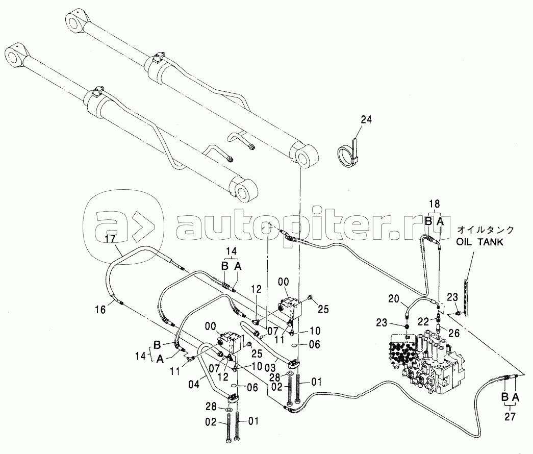 HOSE RUPTURE VALVE PIPING (BOOM) ISO SPEC
