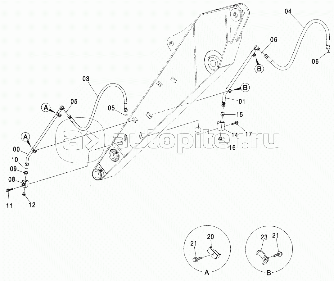 ARM PIPING (3.1M ARM) BREAKER & CRUSHER)<280>