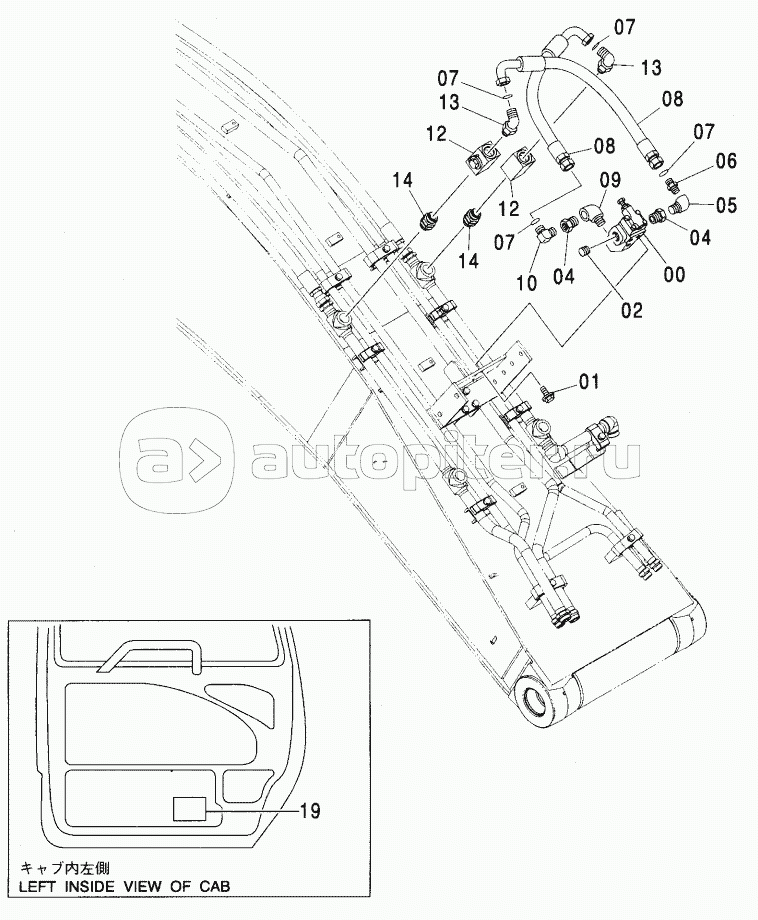 HSB COMMON PIPING (BREAKER & CRUSHER)MONO BOOM