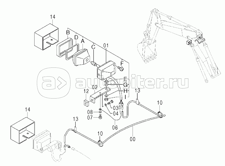 BOOM LIGHT (R)(2P-BOOM)(WITH LIGHT COVER)<350 MTH>