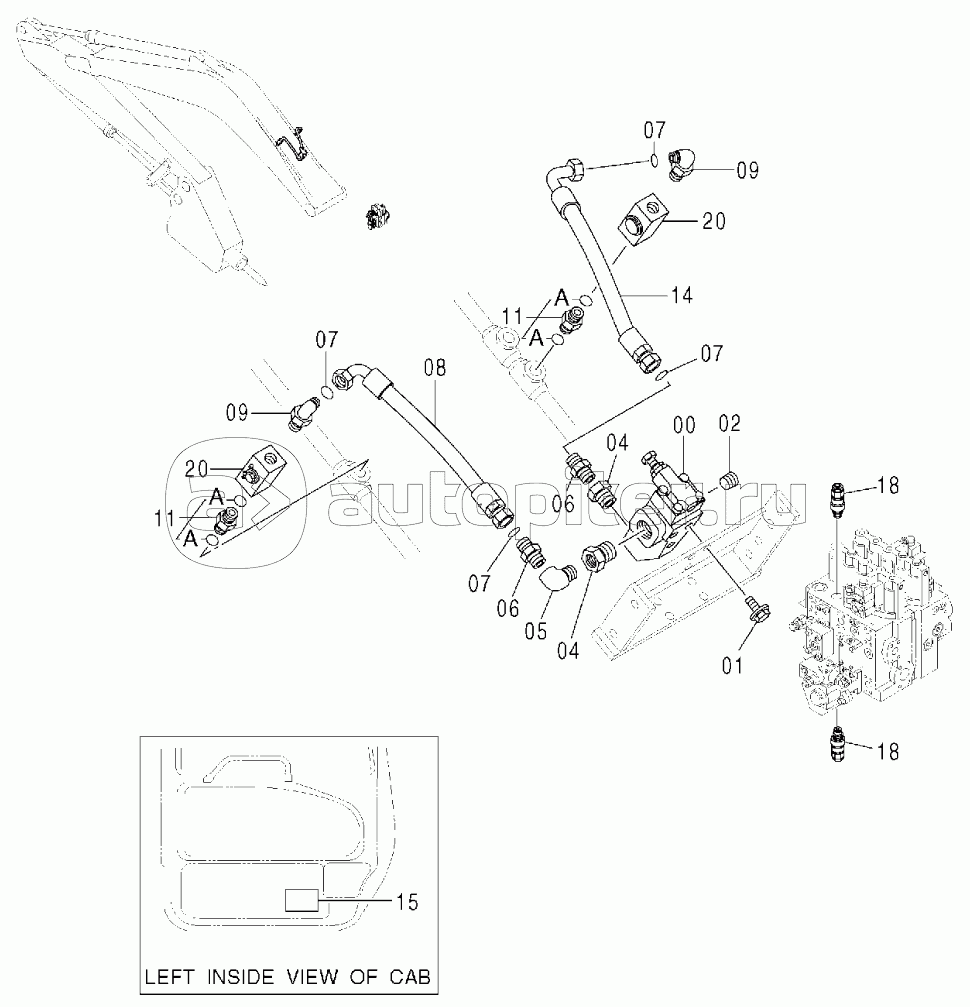 HSB COMMON PIPING (BREAKER, CRUSHER)(MONO BOOM)