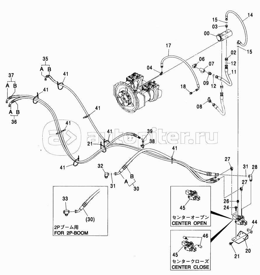 ADD. GEAR PUMP PIPING (30L) <350, MTH(EU3, EU4)>