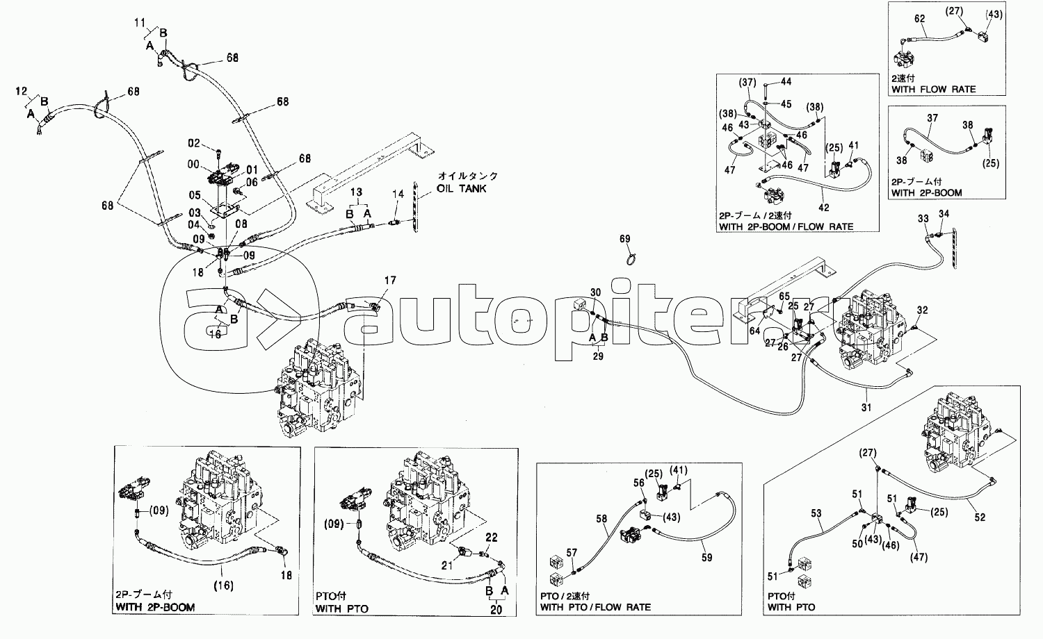 QUICKHITCH PIPING (MAIN) <350,MTH(EU3,EU4)>