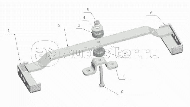 Transmission auxiliary support (leaf leaf structure / 300-850 frame)