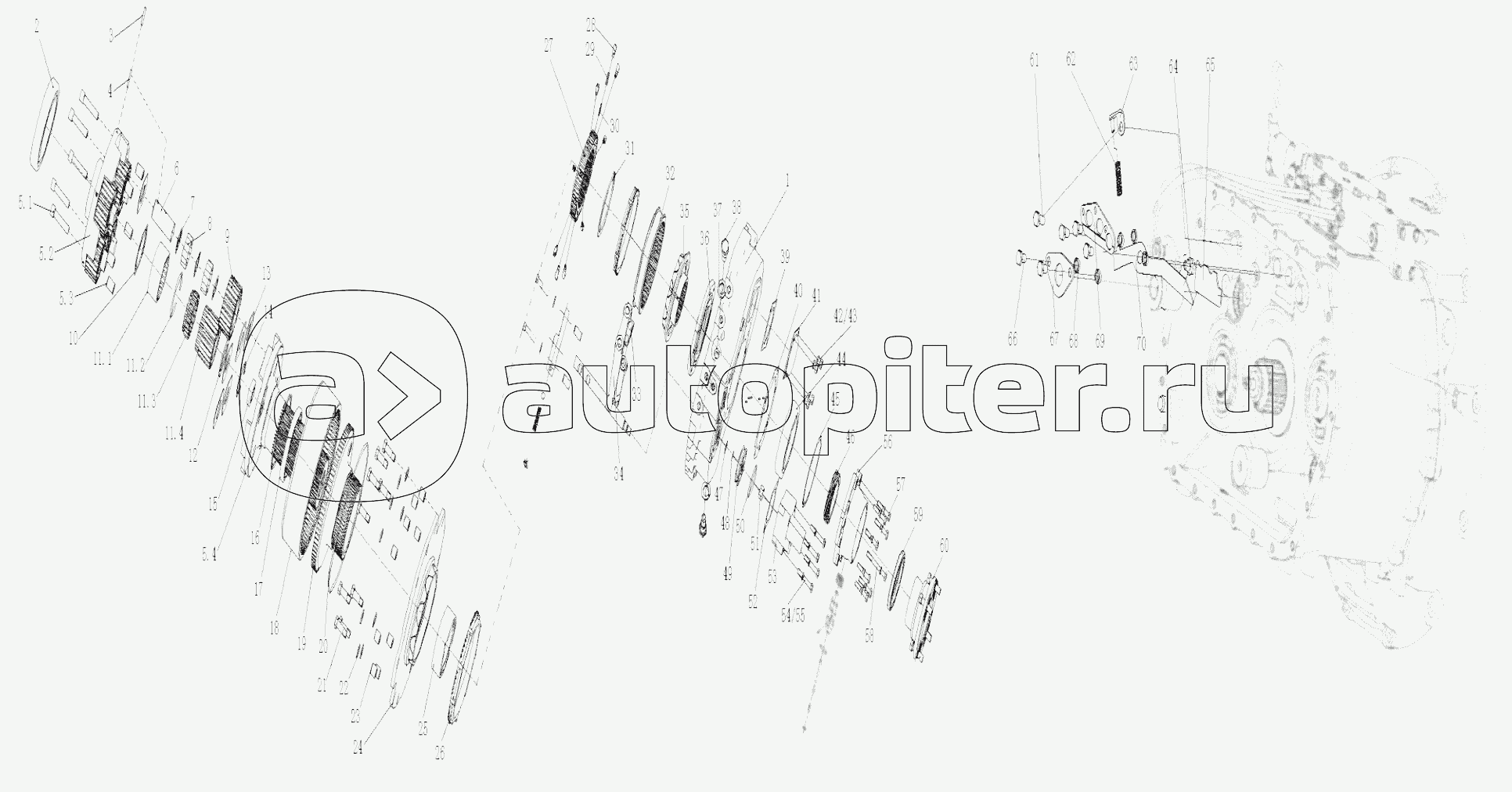 Gears composite member (Electromagnetic transducer)