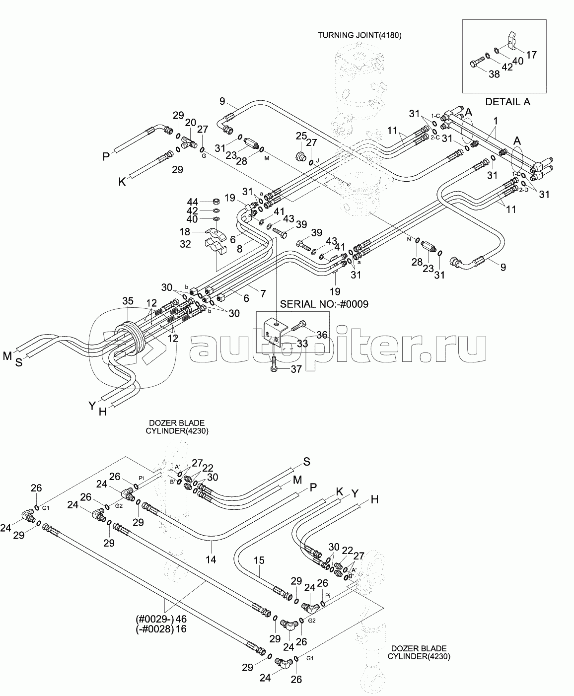 LOWER HYD PIPING 2 (F/BLD, R/BLD, -#0089)