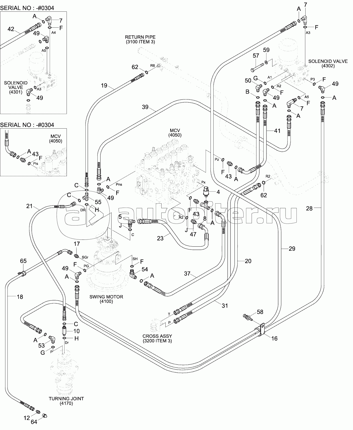 PILOT HYD PIP (BASE1,CLUSTER TY1,MCV TY1)