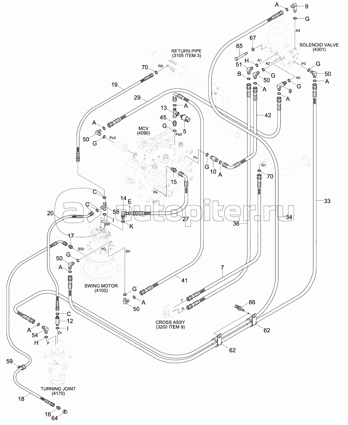 PILOT HYD PIP (BASE1,CLUSTER TY1,MCV TY2)