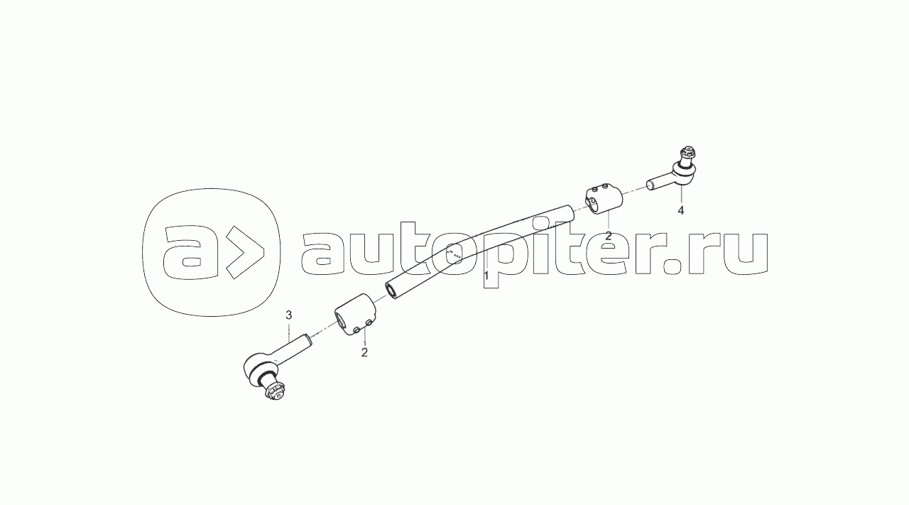 3297-3414010-10 Тяга сошки с наконечниками