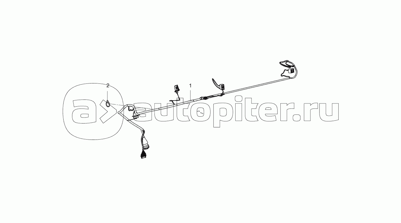 4308-4070024 Установка жгутов проводов АБС в панели приборов