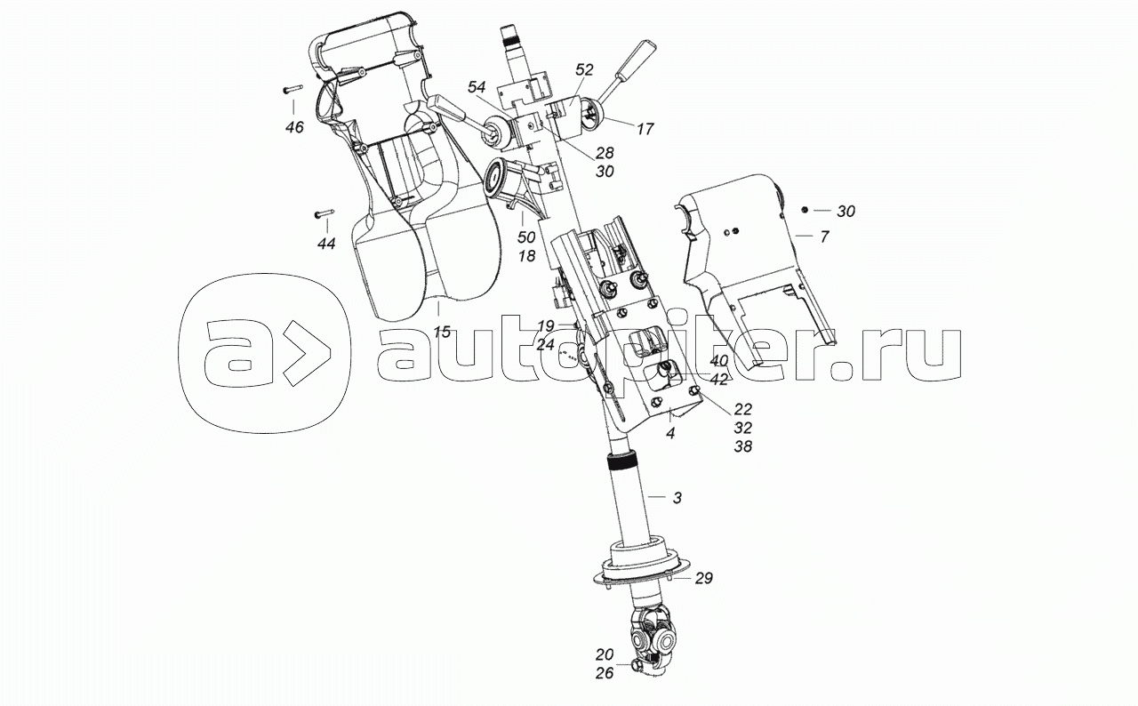 4308-3400004-78 Установка колонки рулевого управления