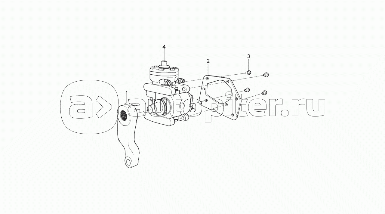 4308-3401001-71 Механизм рулевой с сошкой