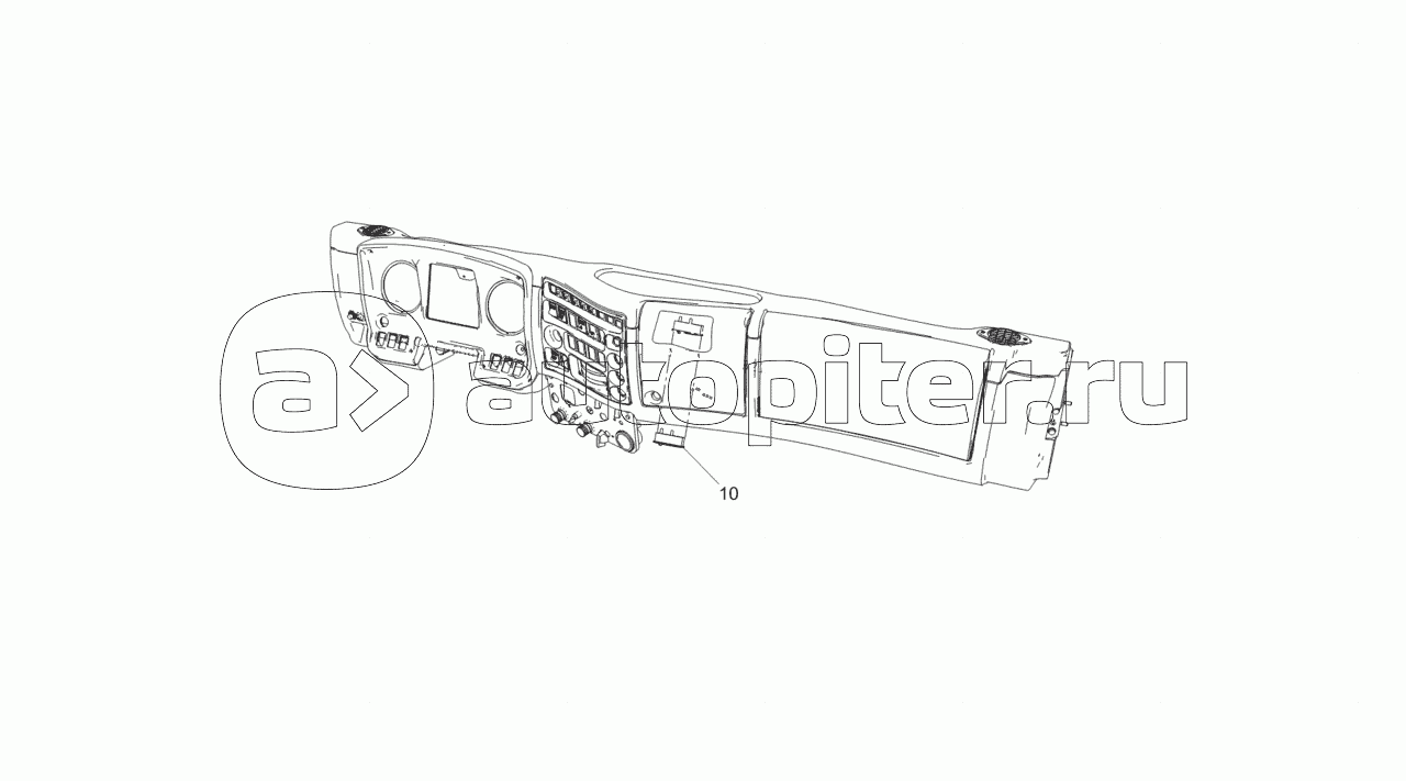 53205-3714003 Установка плафона освещения вещевого ящика