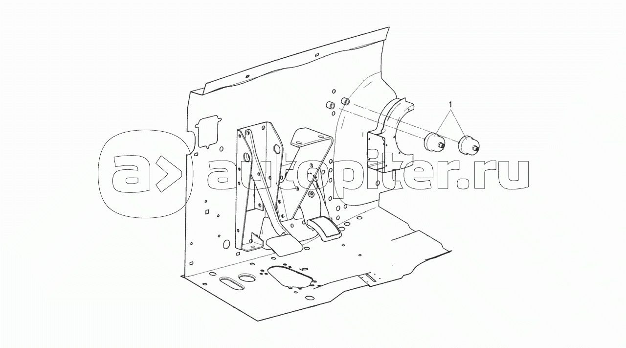 4308-3830005 Установка датчиков указателей давления воздуха