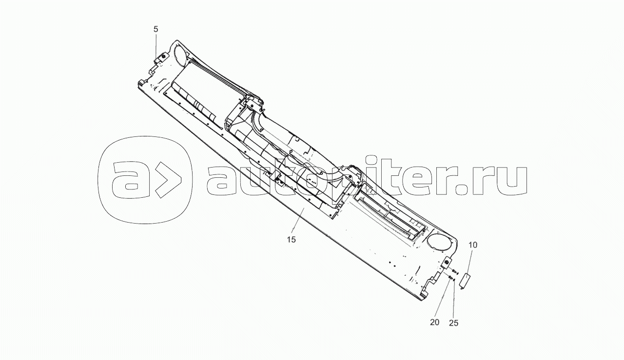 54115-8213005 Установка надоконной полки и противосолнечных козырьков