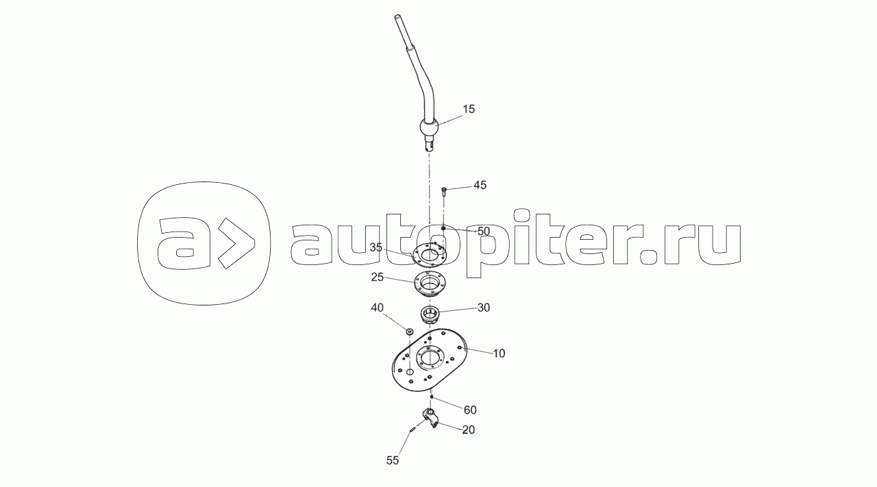 4308-1703204 Опора рычага переключения передач