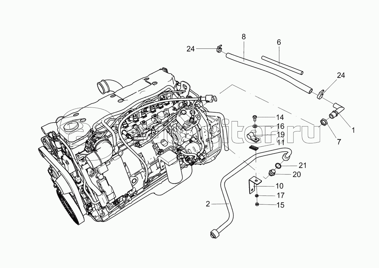 5308-3509000-01 Установка подвода воздуха