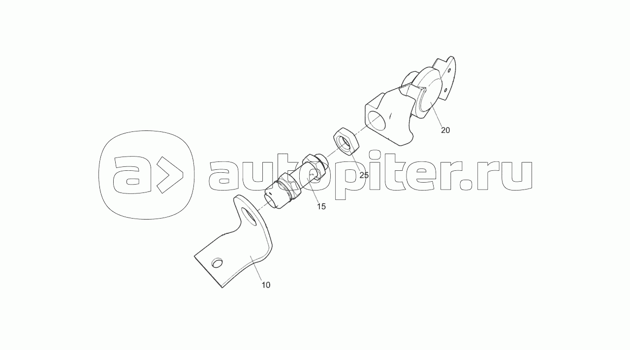 65115-3521001 Головка соединительная в сборе