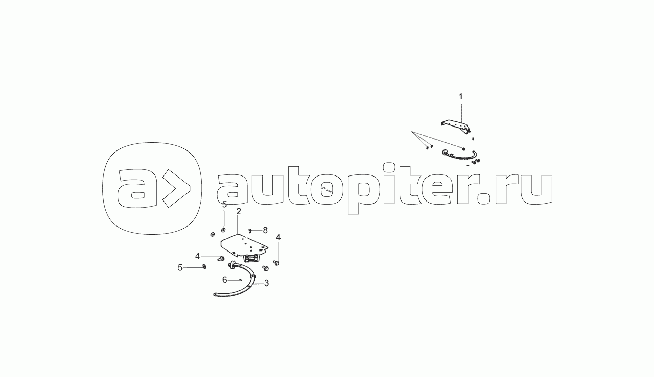 65115-6108005 Установка косынок передка и ограничителя открывания двери