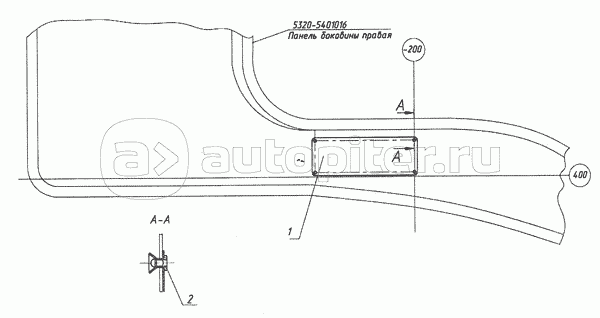 Установка заводской таблички 5320-3904001