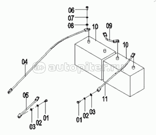 46C2379 000 BATTERY WIRING AS (LR4B3-22)