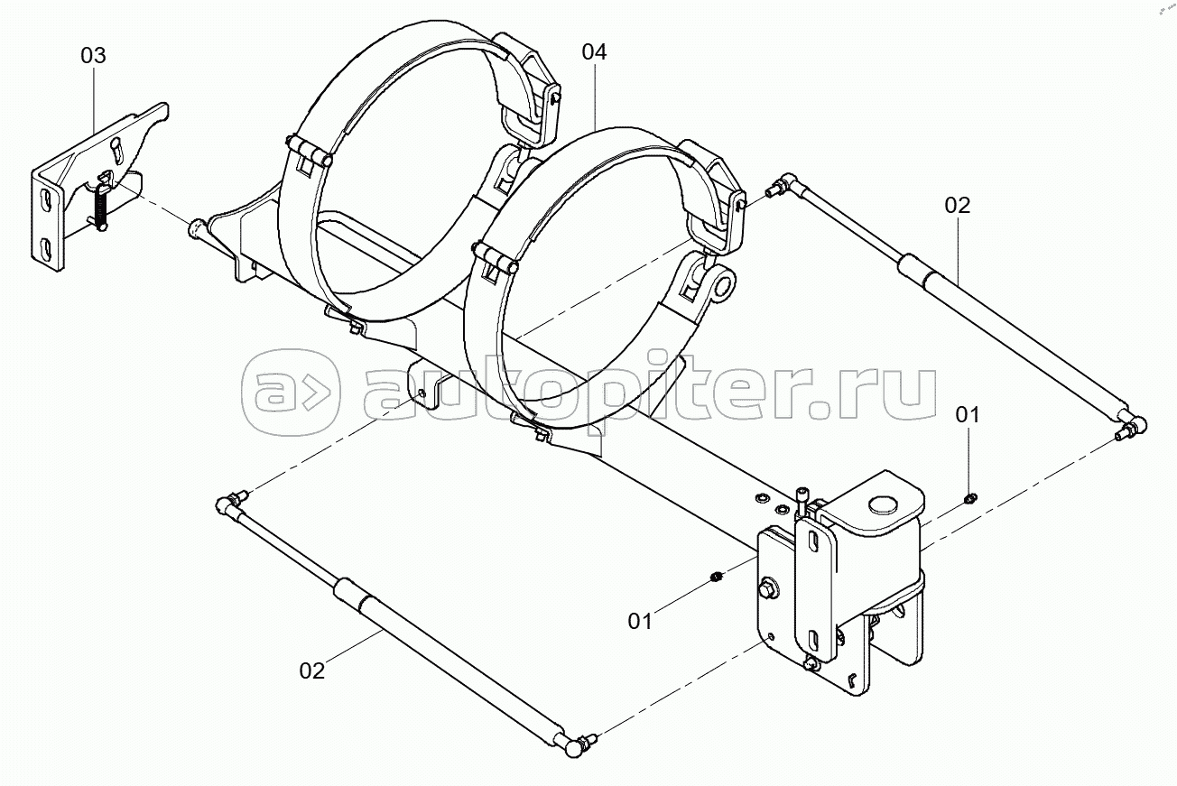 47C2030_000_00 REFRIGERANT RECEIVER MOUNTING