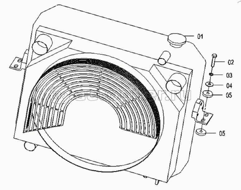 20C0530 003 COOLING SYSTEM (CUMMINS B3.3TAA)