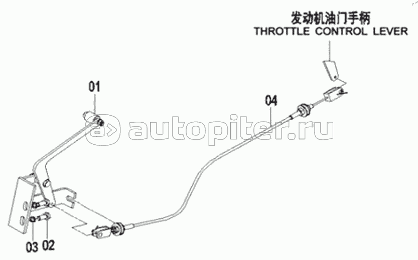 23C0181 001 THROTTLE CONTROL SYST (CUMMINS B3.3TAA)