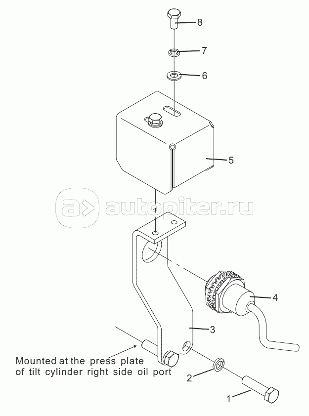 BUCKET AUTOMATIC SET LEVEL DEVICE ASSEMBLY (30807000538)