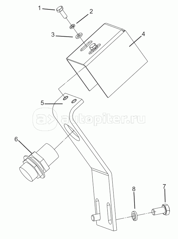 BOOM LIFTING LIMIT DEVICE ASSEMBLY 30807000540)