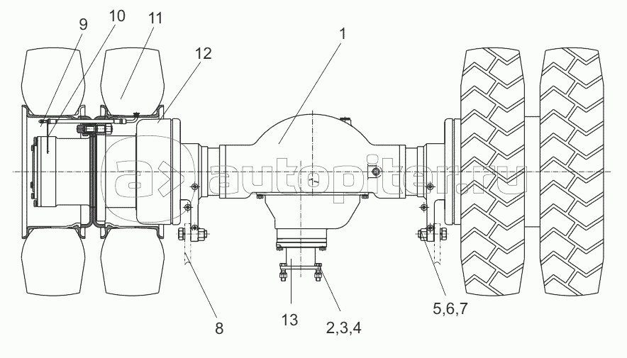 Drive axle assembly LG50DTGAв… , LG60DTGAв… , LG70DTGAв… , 50DTIC, 60DTIC, 70DTIC, 50DTKD, 60DTKD, 70DTKD, 50DTY, 60DTY, 70DTY, 50DT, 60DT, 70DT, 50DTKE, 60DTKE, 70DTKE