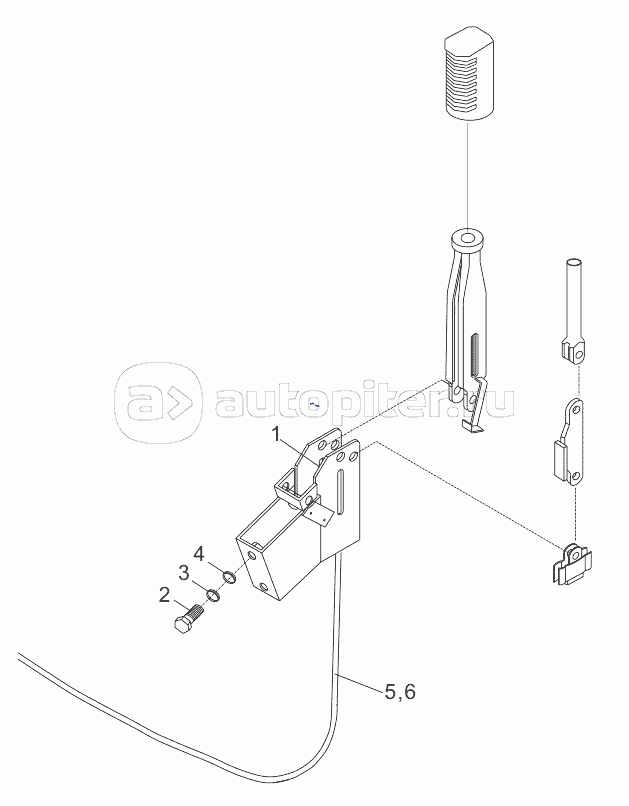 Parking brake control LG50DTGAв… , LG60DTGAв… , LG70DTGAв… , 50DTIC, 60DTIC, 70DTIC, 50DTKD, 60DTKD, 70DTKD, 50DTY, 60DTY, 70DTY, 50DT, 60DT, 70DT, 50DTKE, 60DTKE, 70DTKE