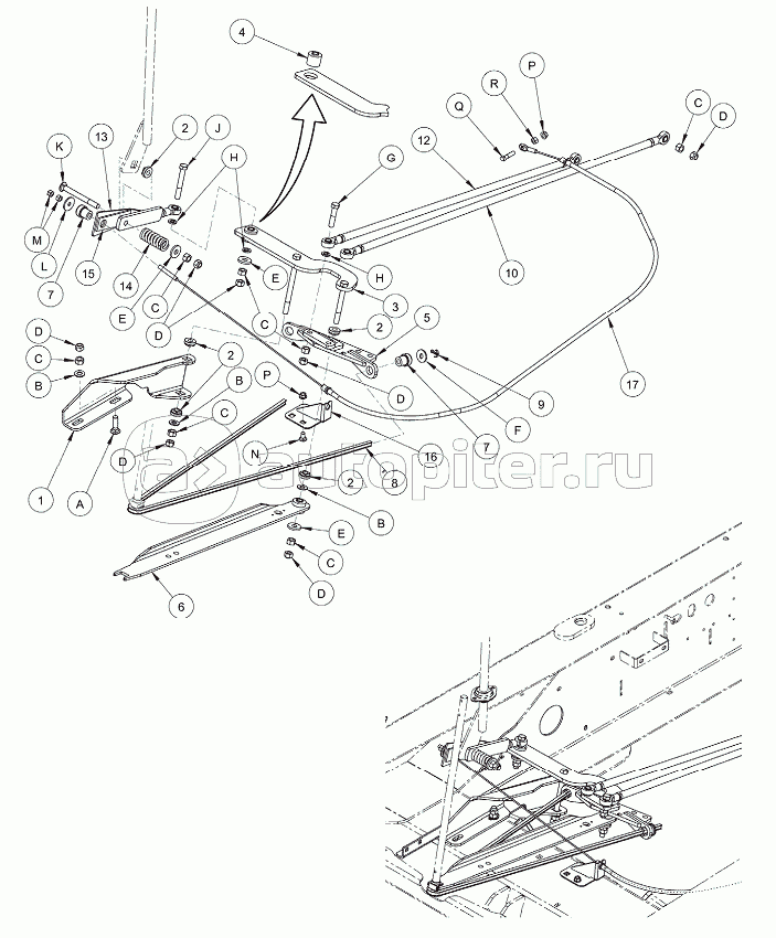STEERING AND GROUND SPEED CONTROL (UNDER CAB)